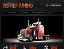 Tablet Screenshot of bigrigtuning.com